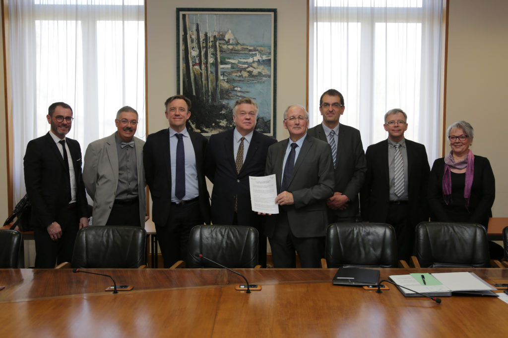 Signature de la convention Enedis